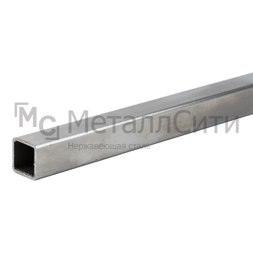 Труба профильная, 50х25х2,0 матовая, AISI 304