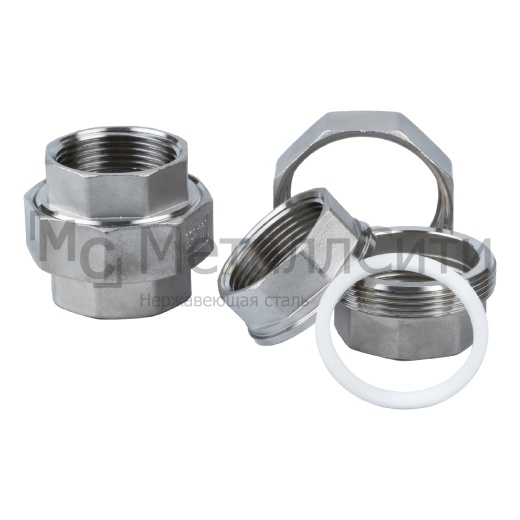 Американка с прокладкой PTFE вр/вр DN 80 (88,9 мм, 3