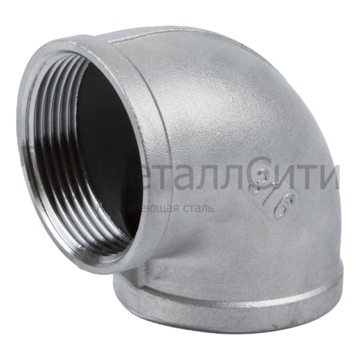 Отвод резьбовой вр/вр DN80 (88,9 мм, 3